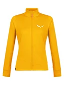 Kurtki damskie - Salewa Kurtka polarowa "Puez" w kolorze żółtym - miniaturka - grafika 1