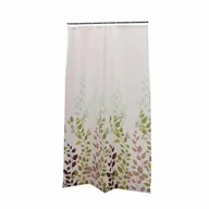 Zasłony prysznicowe - Zasłonka prysznicowa Malva 120 x 180 cm liście wielokolorowy - miniaturka - grafika 1