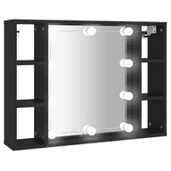 Szafki łazienkowe - VidaXL Szafka z lustrem i oświetleniem Led, - miniaturka - grafika 1