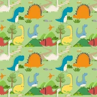 Inne akcesoria do pielęgnacji dzieci - Chłonna MATA do przewijania DINOZAURY - miniaturka - grafika 1
