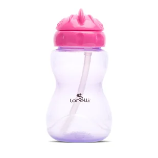 BIDON NIEKAPEK SŁOMKA BUTELKA DLA DZIECKA 275ML BPA FREE LORELLI - Bidony dla dzieci - miniaturka - grafika 1
