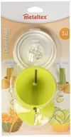 Pozostałe akcesoria kuchenne - Metaltex obcinacz spiralny Dekofood 14 x 6 x 8 cm pomarańczowo-biały twm_593728 - miniaturka - grafika 1