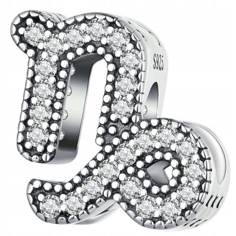 Charms Zawieszka Charms Znak Zodiaku Koziorożec Srebro 925 Charmsy Trusky