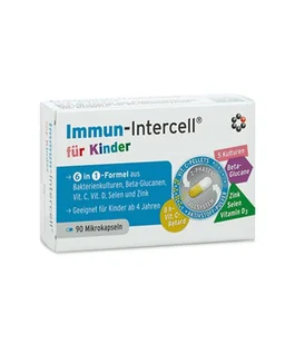 Immun-Intercell® dla dzieci (90 kaps.) - Przeziębienie i grypa - miniaturka - grafika 1