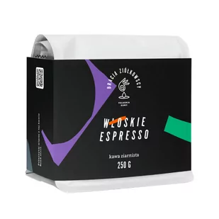 BRACIA ZIÓŁKOWSCY Kawa ziarnista Bracia Ziółkowscy Włoskie Espresso 250g 5903769548309 - Kawa - miniaturka - grafika 1