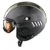 Kaski narciarskie - Kask narciarski CASCO SP-4 cafe racer black structure L - miniaturka - grafika 1