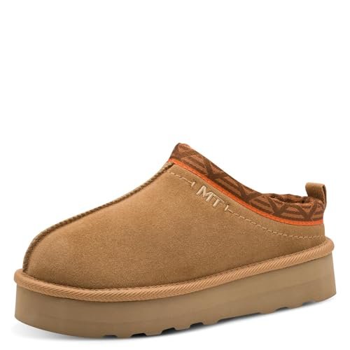 Marco Tozzi Klapki damskie 2-27301-45 kapcie, koniak, 40 EU, koniak, 40 EU