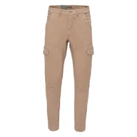 Spodnie męskie - Męskie Spodnie GUESS NEW KOMBAT M4RB17WFYSA-G1EC – Brązowy - miniaturka - grafika 1