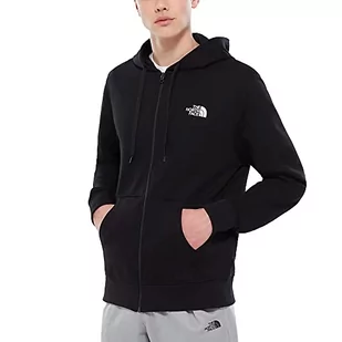 The North Face Damska bluza z kapturem i zamkiem błyskawicznym otwarta brama czarny dorsz 55GP-JK3 - Bluzy damskie - miniaturka - grafika 1