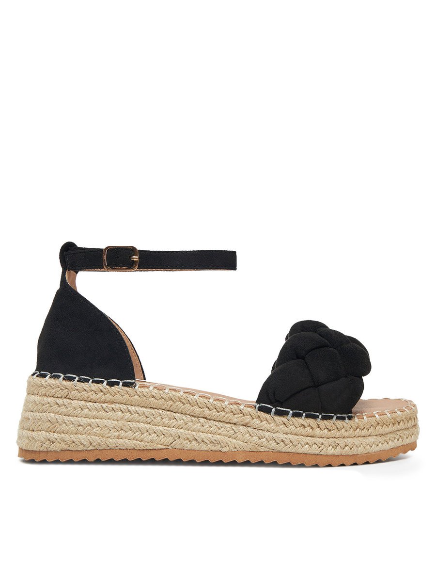 Deezee Espadryle Damskie Czarny LE601-59