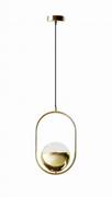 Lampy sufitowe - Auhilon Vogue lampa wisząca 1-punktowa złota P1968-1L P1968-1L - miniaturka - grafika 1
