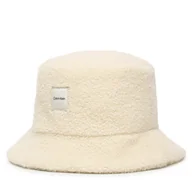 Czapki damskie - Kapelusz Calvin Klein Boucle LV04F5055G Écru - miniaturka - grafika 1