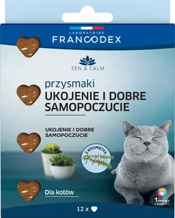 FRANCODEX Przysmaki antystresowe z kocimiętką dla kota 12 szt. - Przysmaki dla kotów - miniaturka - grafika 1