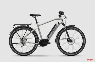 Rower elektryczny Haibike Trekking 3 High warm grey/black gloss 2025 - Rowery elektryczne - miniaturka - grafika 1