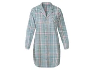 Piżamy damskie - esmara® Damska koszula nocna, z bawełny (XS (32-34), Jasnoniebieski) - miniaturka - grafika 1