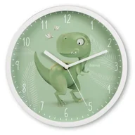 Zegary - Zegar HAMA Cebu Dino Biało-zielony - miniaturka - grafika 1