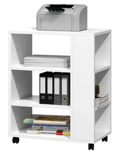 Elior Biały stolik pod drukarkę na kółkach K0-T46 - Stoły i stoliki do biura Elior Biały stolik pod drukarkę na kółkach K0-T46 - Stoły i stoliki do biura - miniaturka - grafika 1