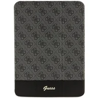 Etui do tabletów - Guess GUFC11PS4SGK iPad 10.9" czarny/black 4G Stripe Allover - miniaturka - grafika 1