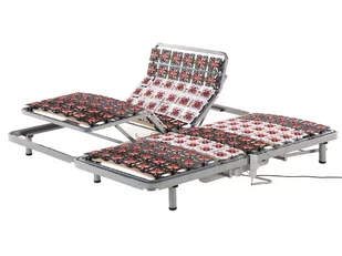 Beliani Zestaw 2 stelaży pod materac elektryczny 90 x 200 cm STAR - Łóżka - miniaturka - grafika 1