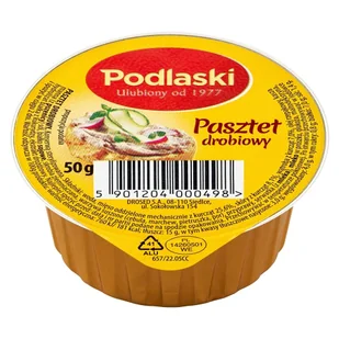 Podlaski Pasztet Drobiowy 50G - Pasztet i przetwory mięsne - miniaturka - grafika 1