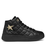 Buty dla dziewczynek - Sneakersy Geox J Mikiroshi Girl J46DVA 000BC C0531 S Czarny - miniaturka - grafika 1