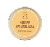 Balsamy i kremy do ciała - Mydlarnia Cztery Szpaki Cztery Szpaki Puszysty mus do ciała Konopie i Pomarańcza 150ml 1234605451 - miniaturka - grafika 1