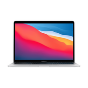 Laptopy - MacBook Air z Procesorem Apple M1 - 8-core CPU + 7-core GPU /  16GB RAM / 256GB SSD / 2 x Thunderbolt / Klawiatura US / Silver (srebrny) - miniaturka - grafika 1