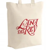 Torby i wózki na zakupy - Torba bawełniana z dnem na zakupy 42x38x10 Lana Del Rey - miniaturka - grafika 1