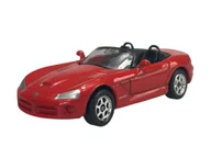 Samochody i pojazdy dla dzieci - WELLY 2003 DODGE VIPER SRT-10 CZERWONY 1:60 52238 - miniaturka - grafika 1