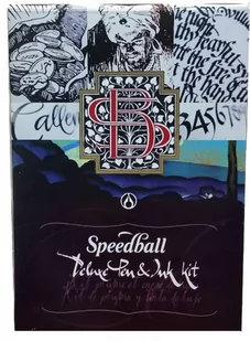 Zestaw kaligraficzny "Deluxe Pen&Ink Kit Speedball - Kredki, ołówki, pastele i pisaki - miniaturka - grafika 1