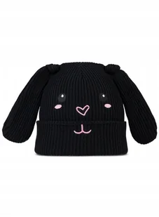 Czapka dziecięca Buff Funn Rabbit Knitted Beanie Youth black - Czapki dla dzieci - miniaturka - grafika 1