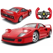 Zabawki zdalnie sterowane - Samochód Zdalnie Sterowany Rc Duże Auto Na Pilot Ferrari Chowane Światła - miniaturka - grafika 1