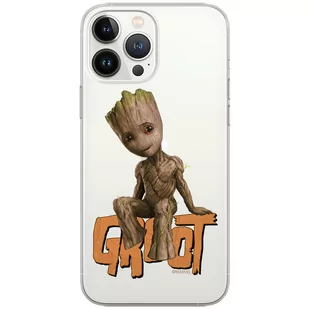 Etui Marvel dedykowane do Xiaomi REDMI 9A, wzór: Groot 005 Etui częściowo przeźroczyste, oryginalne i oficjalnie licencjonowane - Etui i futerały do telefonów - miniaturka - grafika 1