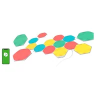 Systemy inteligentnych domów - Nanoleaf Zestaw Nanoleaf Shapes Hexagons Starter Kit (15x paneli świetlnych, 1x kontroler) - miniaturka - grafika 1