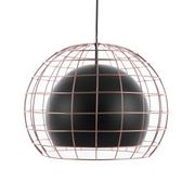 Lampy sufitowe - Beliani Lampa wisząca Lampa wisząca metalowa czarna LIRI 79029 - miniaturka - grafika 1