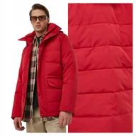 Kurtki męskie - Wrangler Bodyguard Męska Kurtka Zimowa Puchowa Ciepła Z Kapturem Logo M - miniaturka - grafika 1