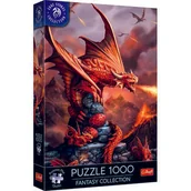 Puzzle - Puzzle TREFL Premium Plus Quality Fantasy Collection Ognisty Smok (1000 elementów) - miniaturka - grafika 1