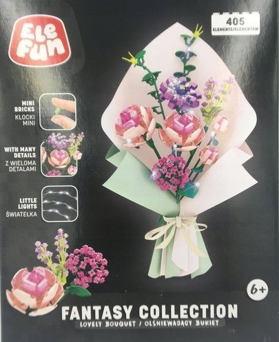 Elefun Fantasy Collection Olśniewający bukiet Klocki 405 elementów