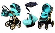 Wózki dziecięce - BabyLux ColorLux 4w1 + baza Isofix 5903890853297 - miniaturka - grafika 1