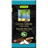 Czekolada - Rapnuzel CZEKOLADA GORZKA Z NADZIENIEM KOKOSOWYM WEGAŃSKA FAIR TRADE BIO 100 g - - miniaturka - grafika 1