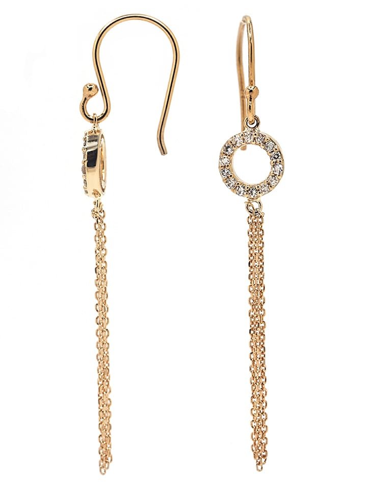 maison héritage PARIS Złote kolczyki 