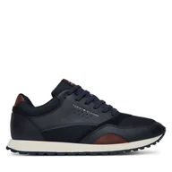Sneakersy męskie - Sneakersy Tommy Hilfiger New Runner Eva Mix FM0FM05522 Granatowy - miniaturka - grafika 1