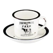 Filiżanki - Filiżanka Porcelanowa 250 Ml Mucca Villa Italia - miniaturka - grafika 1