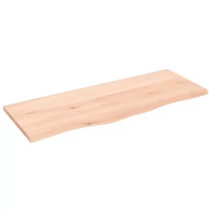 Blat do stołu, 100x40x2 cm, surowe drewno dębowe Lumarko! - Meble modułowe i akcesoria - miniaturka - grafika 3