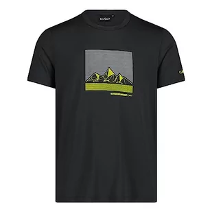 CMP T-Shirt męski, Antracyt - siarka, 46, Antracyt-siarka, 42 - Koszulki męskie - miniaturka - grafika 1