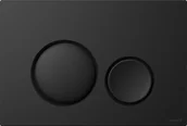 Przyciski spłukujące - Przycisk Wc Luna Czarny - miniaturka - grafika 1