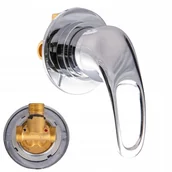 Baterie wannowe i prysznicowe - BATERIA PRYSZNICOWA ZAWÓR DO KABINY ZABUDOWANEJ PANELA PRYSZNICOWEGO - miniaturka - grafika 1