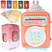 Skarbonki - Skarbonka Kr��lik Sejf na Banknoty Monety Bankomat na PIN - miniaturka - grafika 1