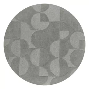 Szary okrągły dywan wełniany ø 160 cm Gigi – Flair Rugs - Dywany - miniaturka - grafika 1