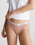 Majtki damskie - CALVIN KLEIN MAJTKI DAMSKIE FIGI WYCIĘTE KORONKOWE RÓŻOWE XS 0Z4A3_C* TIA - miniaturka - grafika 1